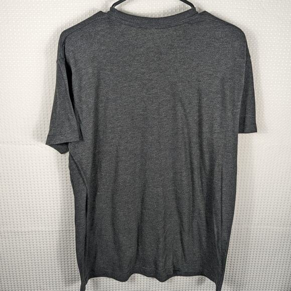 Righteous Shirt Large Gray Tri-Blend Graphic Tee American Apparel Soft Casual - Picture 5 of 5